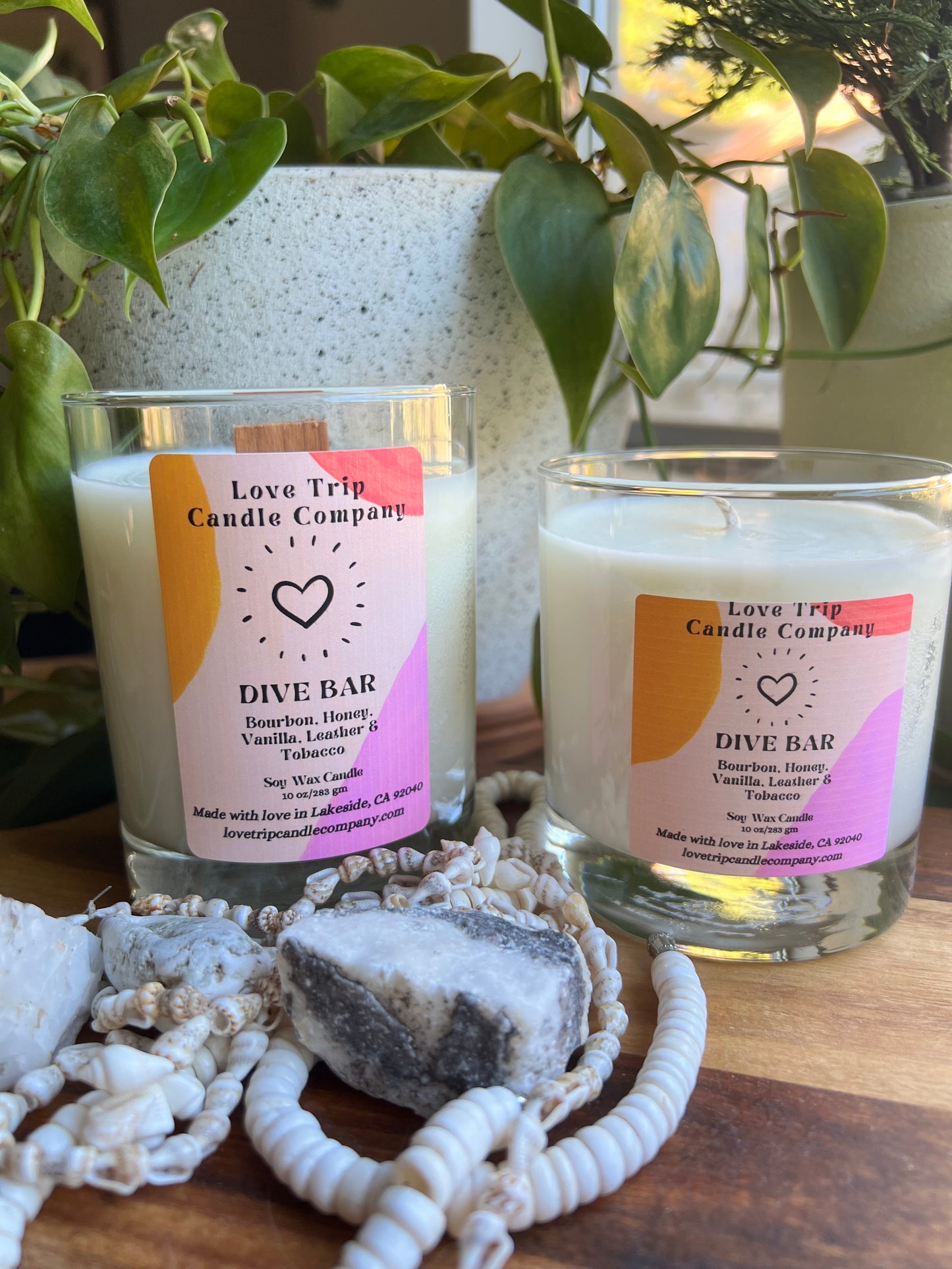 Dive Bar Soy Candle Bourbon/Honey/Leather/Tobacco