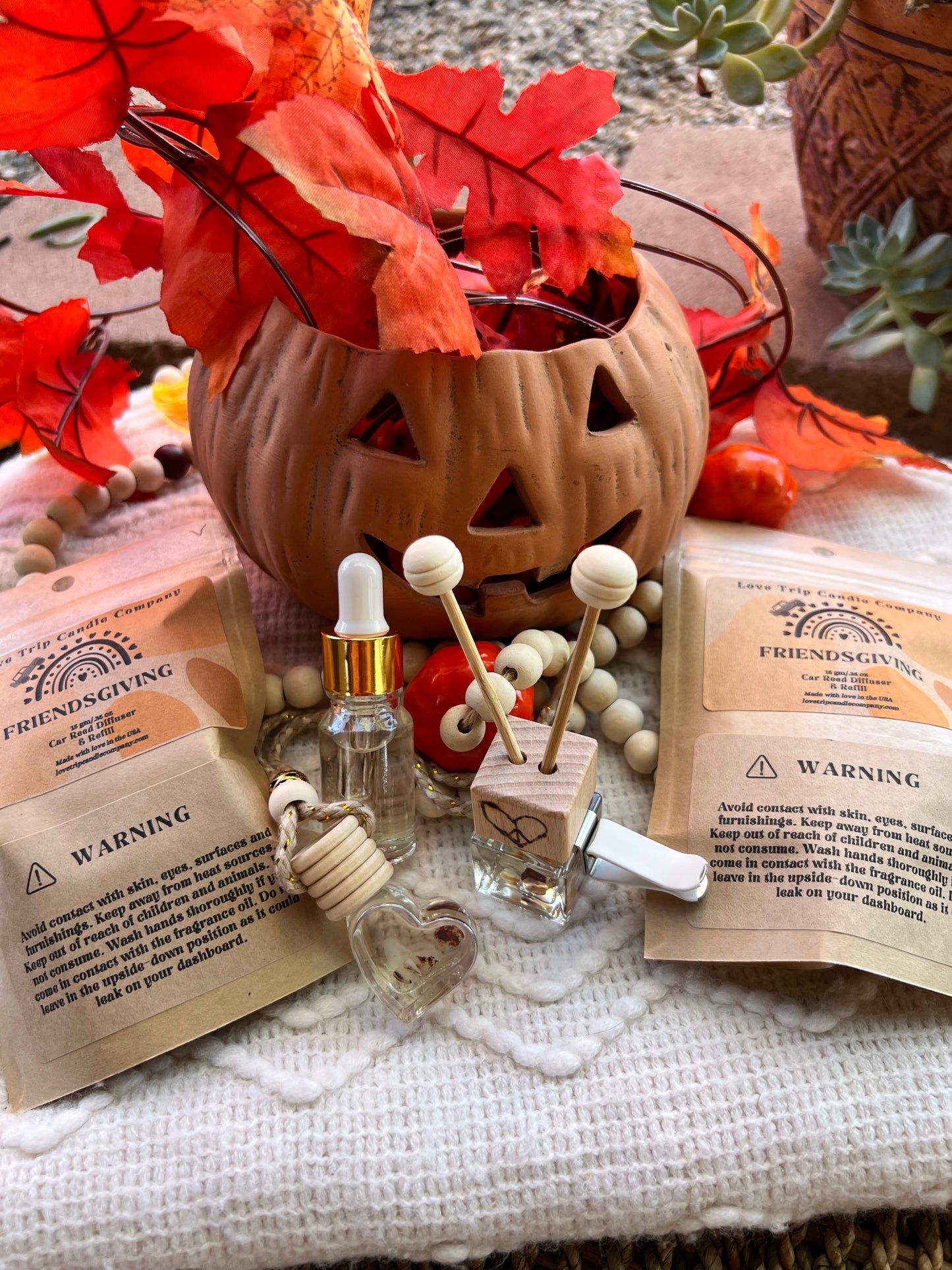 Non- Toxic Car Reed Diffuser Hanging Type