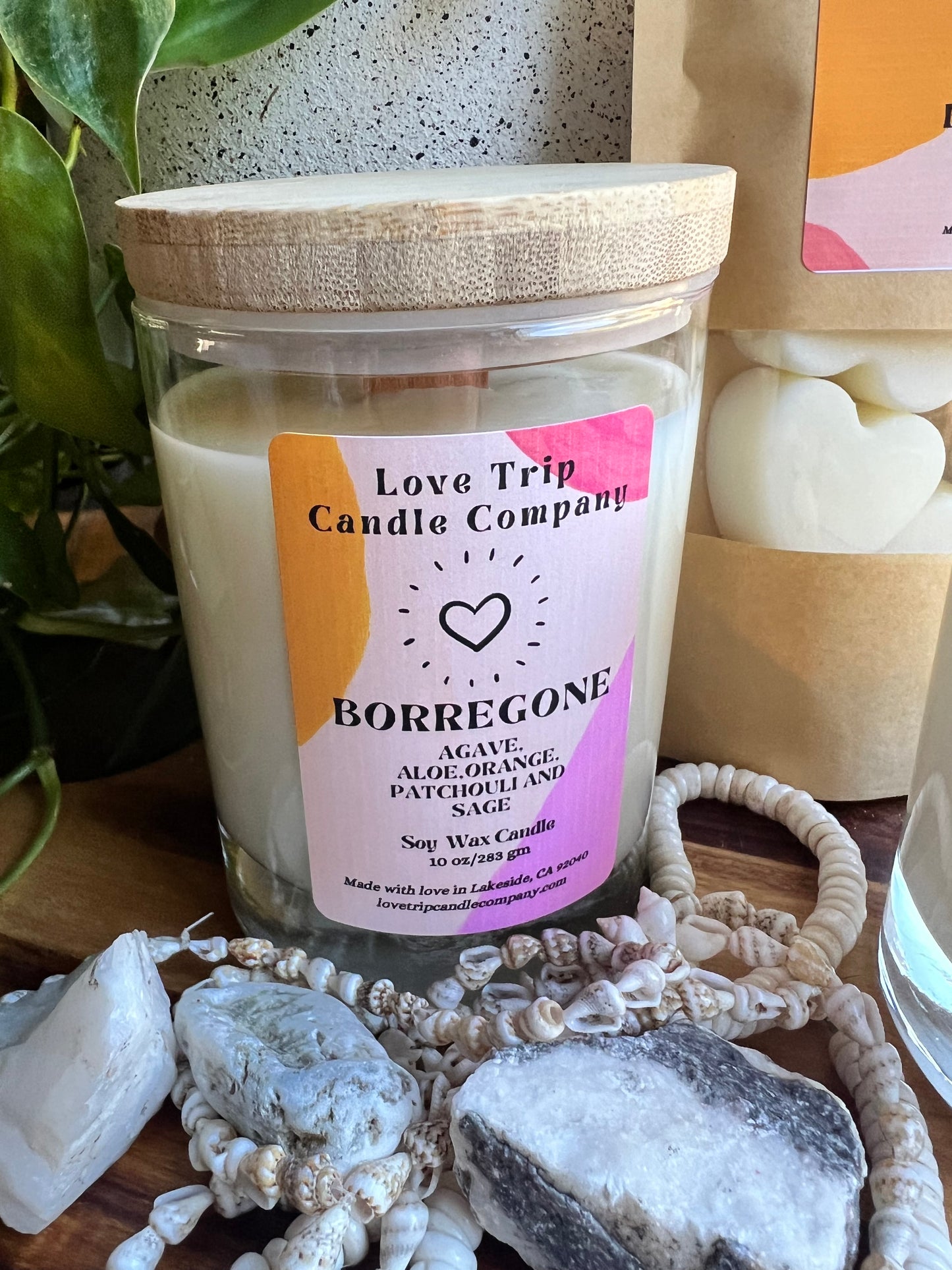 Borregone Soy Candle Agave/Orange/Patch