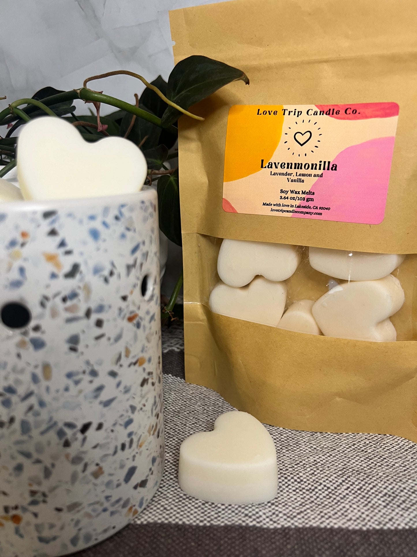 Wax Melts Heart Shaped Soy