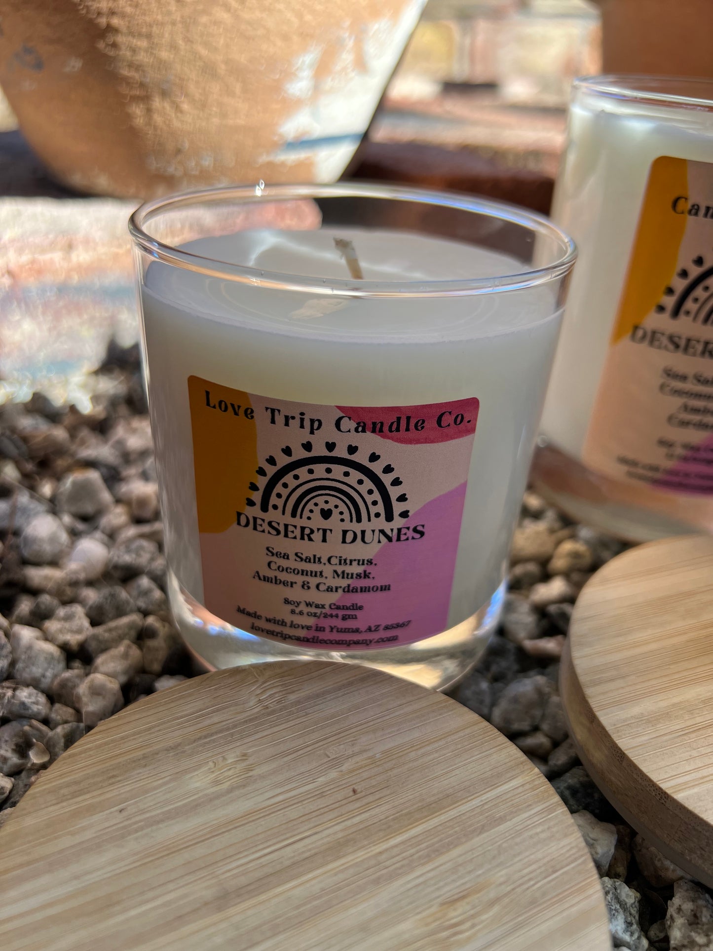 Desert Dunes Soy Candle Sea/Coconut/Cardamom