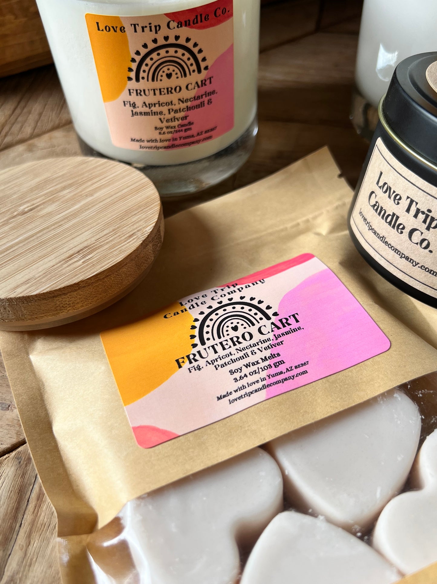 Soy Wax Melts Heart Shaped