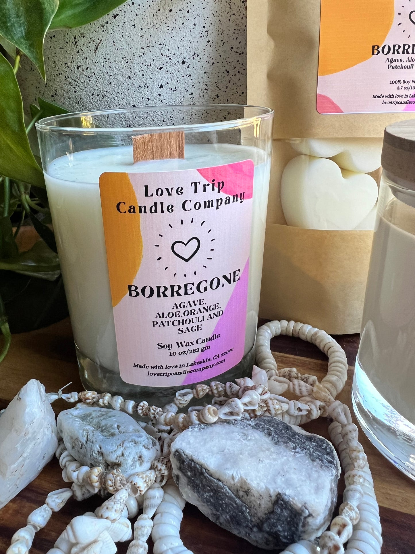 Borregone Soy Candle Agave/Orange/Patch