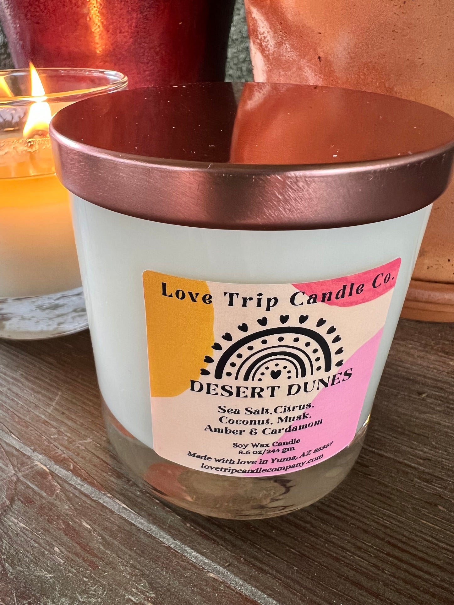 Desert Dunes Soy Candle Sea/Coconut/Cardamom