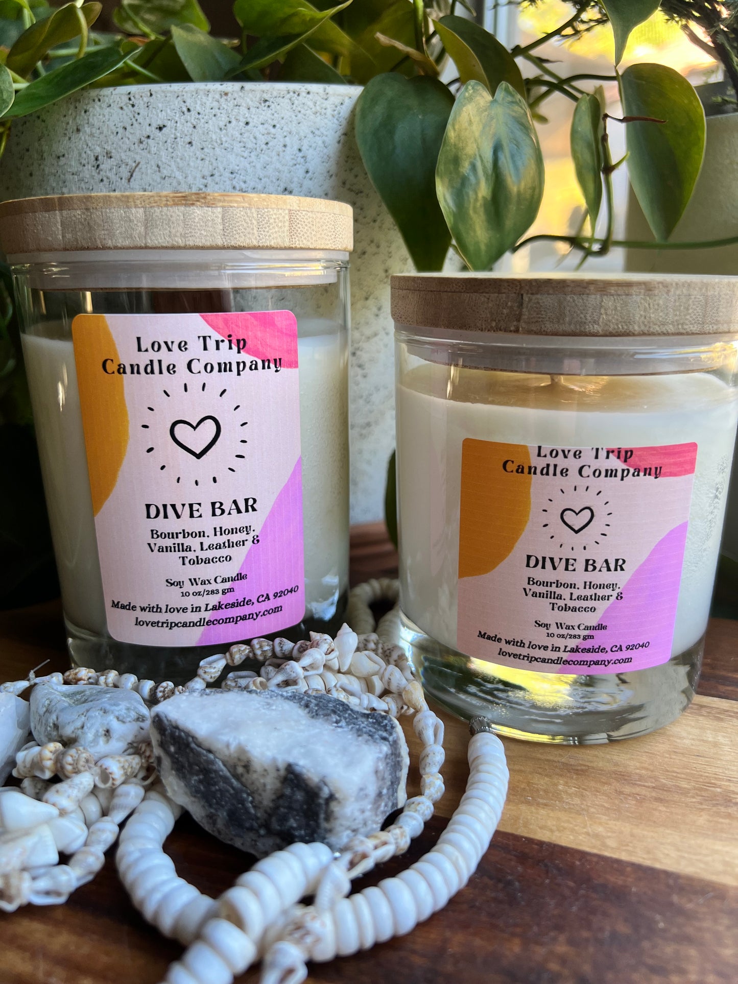 Dive Bar Soy Candle Bourbon/Honey/Leather