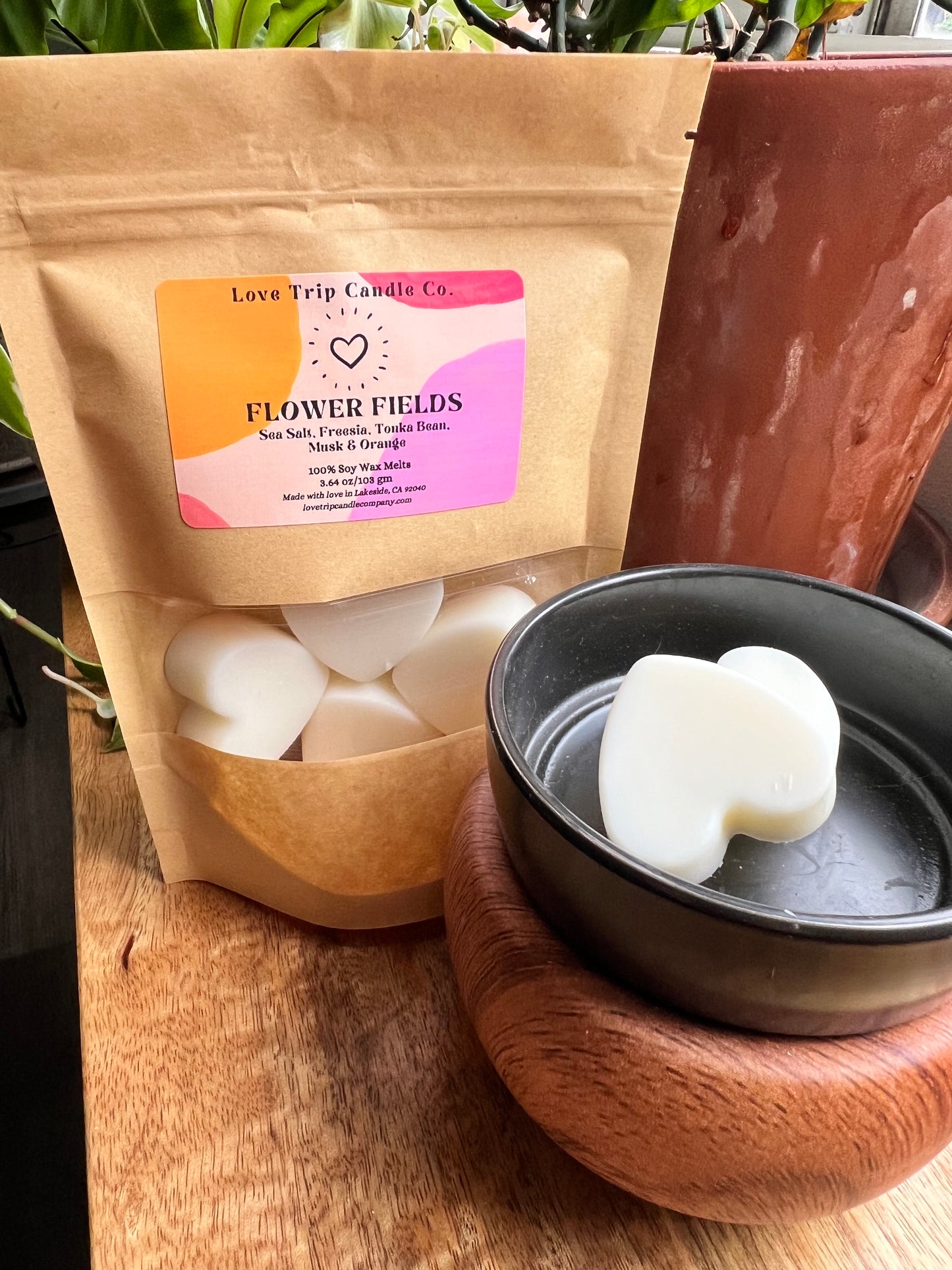 Wax Melts Heart Shaped Soy