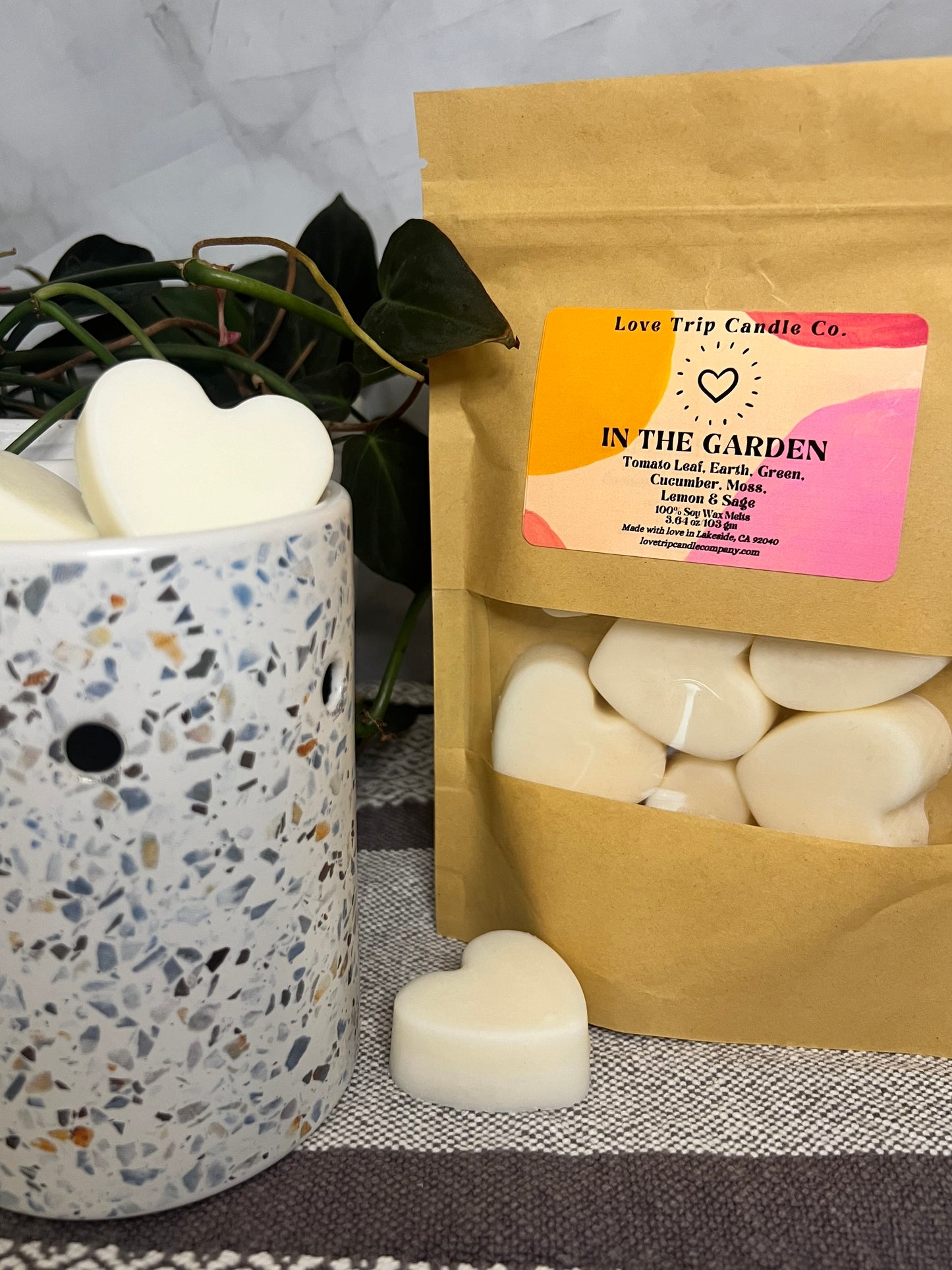 Wax Melts Heart Shaped Soy