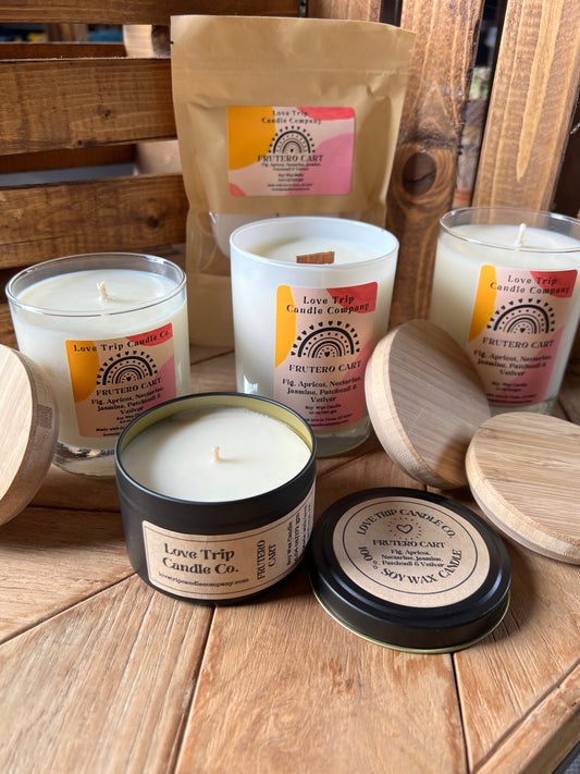 Frutero Cart Soy Wax Candle Fig/Apricot/Nectarine/Jasmine