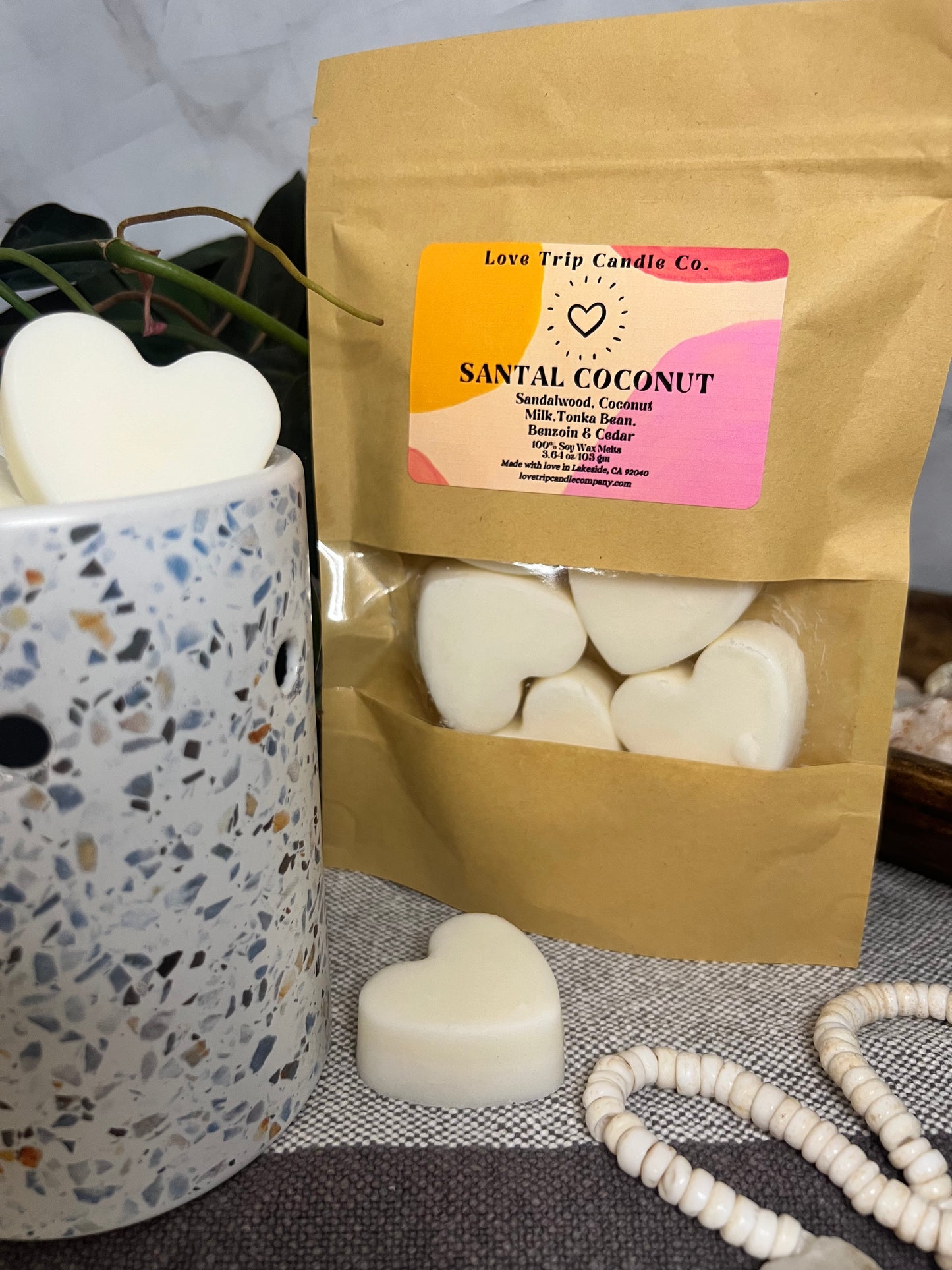 Wax Melts Heart Shaped Soy