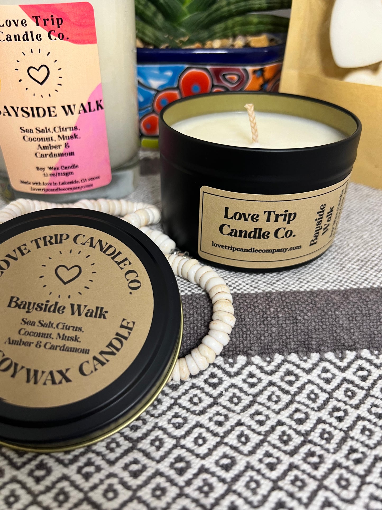 Bayside Walk Soy Candle Sea/Coconut/Cardamom