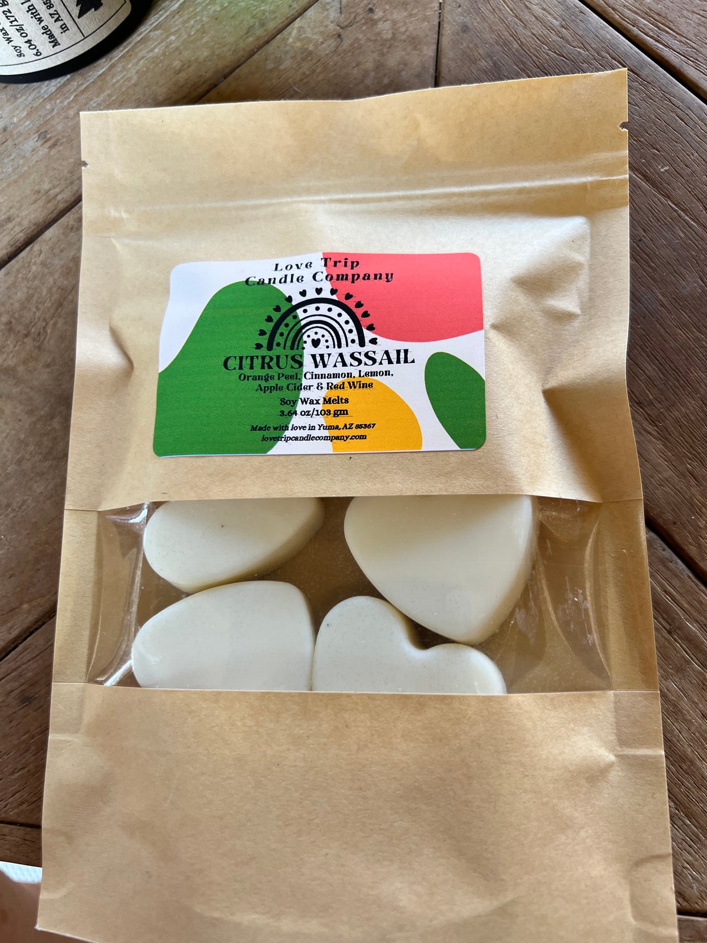 Soy Wax Melts Heart Shaped