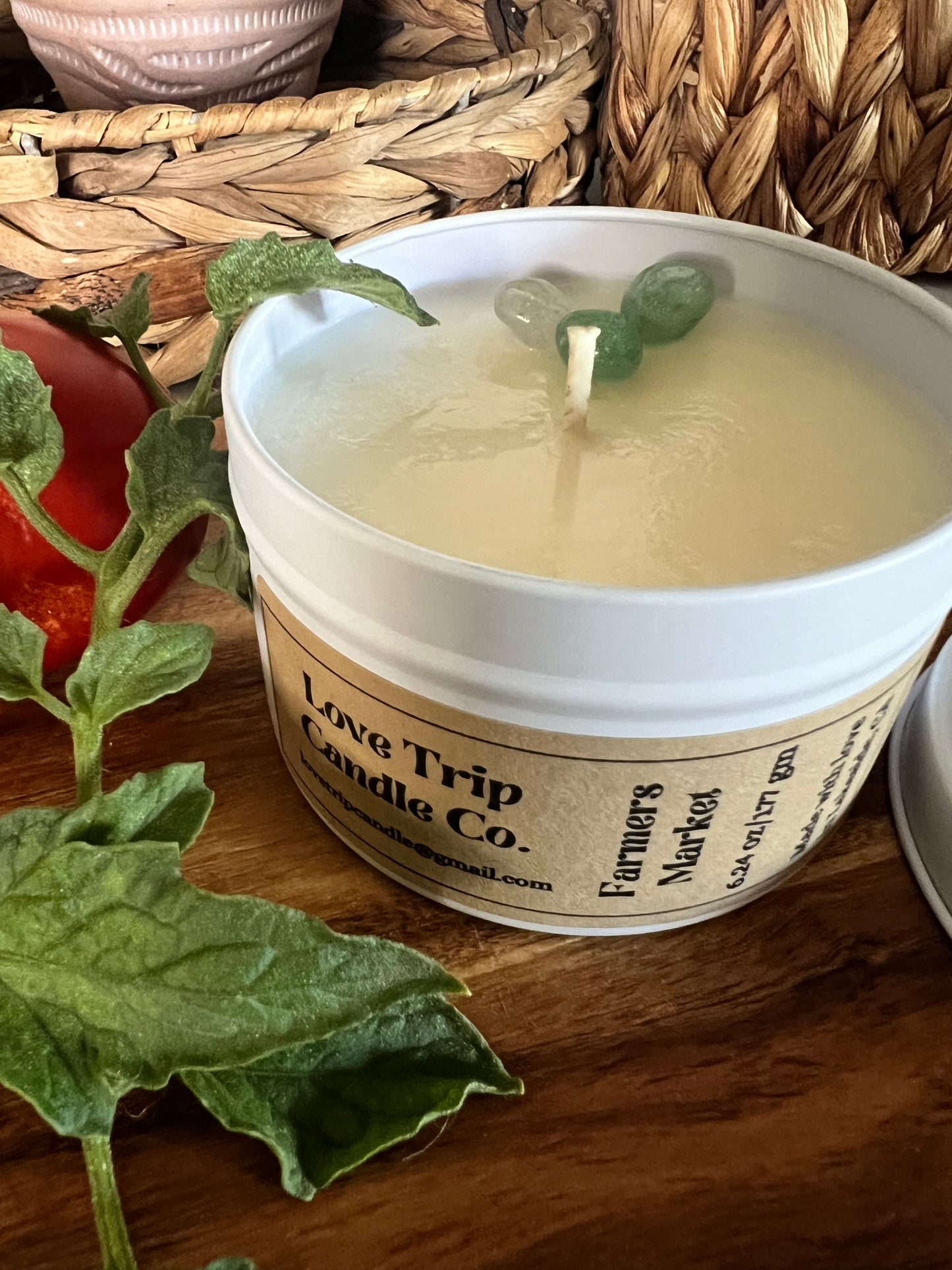 Farmers Market Soy Candle Love Trip Candle Company