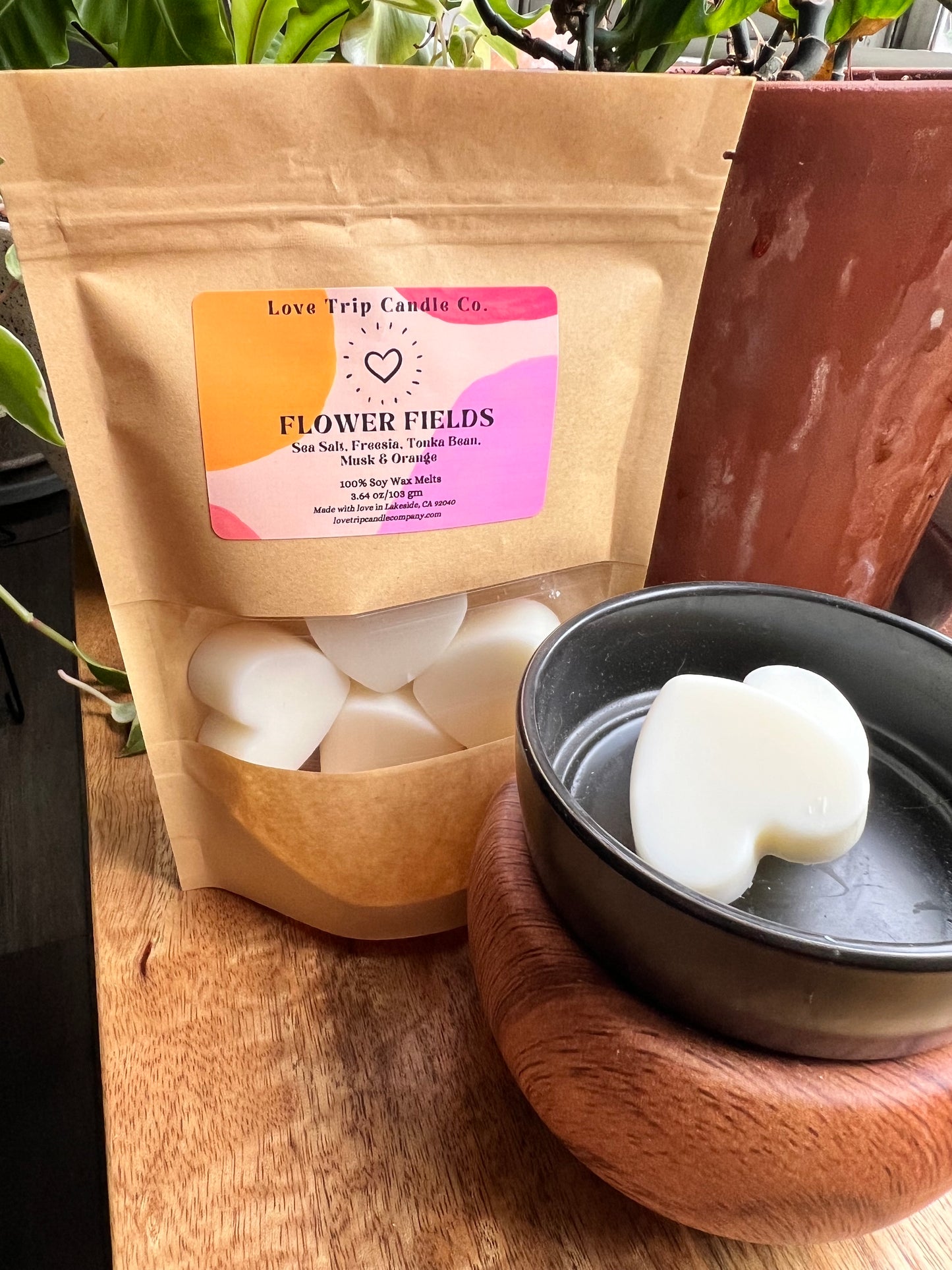 Wax Melts Heart Shaped Soy