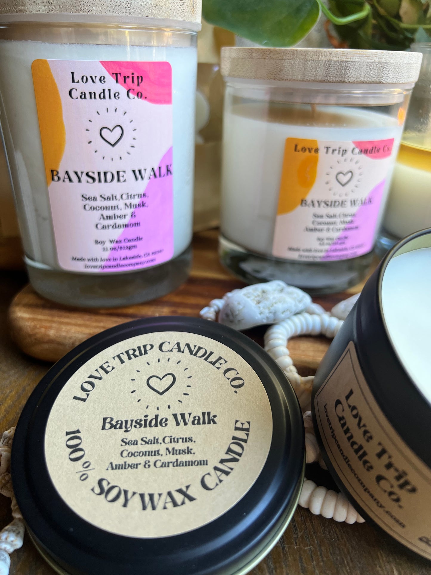 Bayside Walk Soy Candle Sea/Coconut/Cardamom