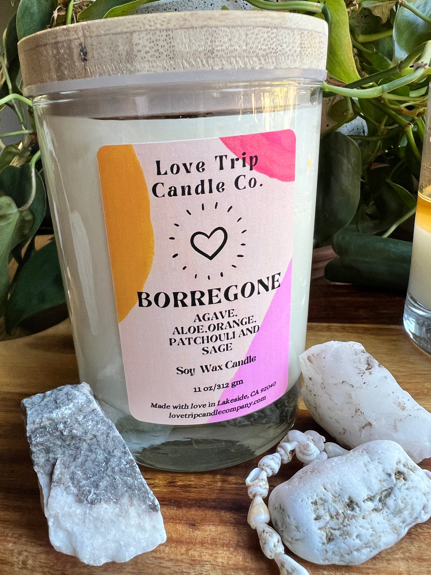 Borregone Soy Candle Agave/Orange/Patch