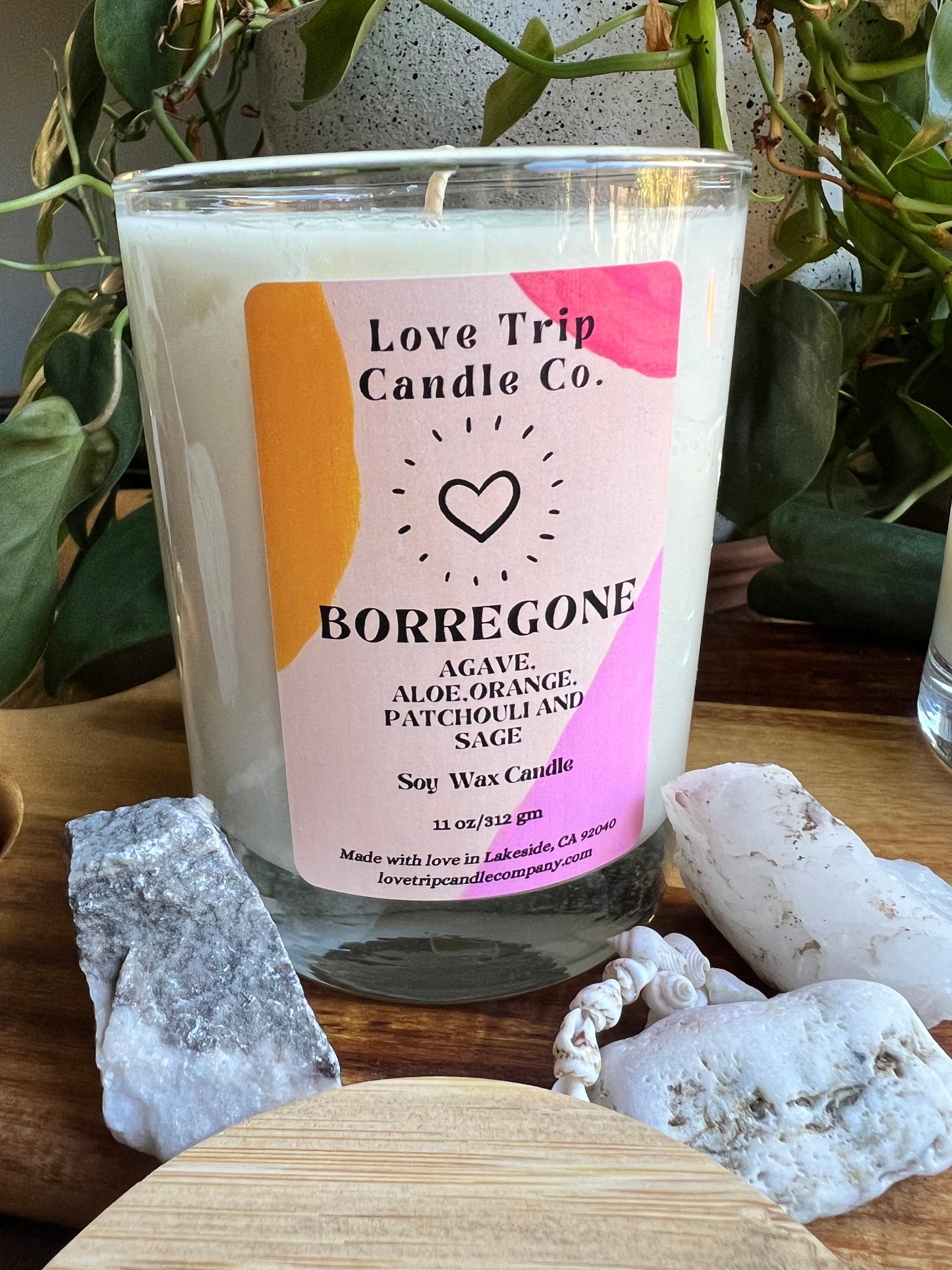 Borregone Soy Candle Agave/Orange/Patch