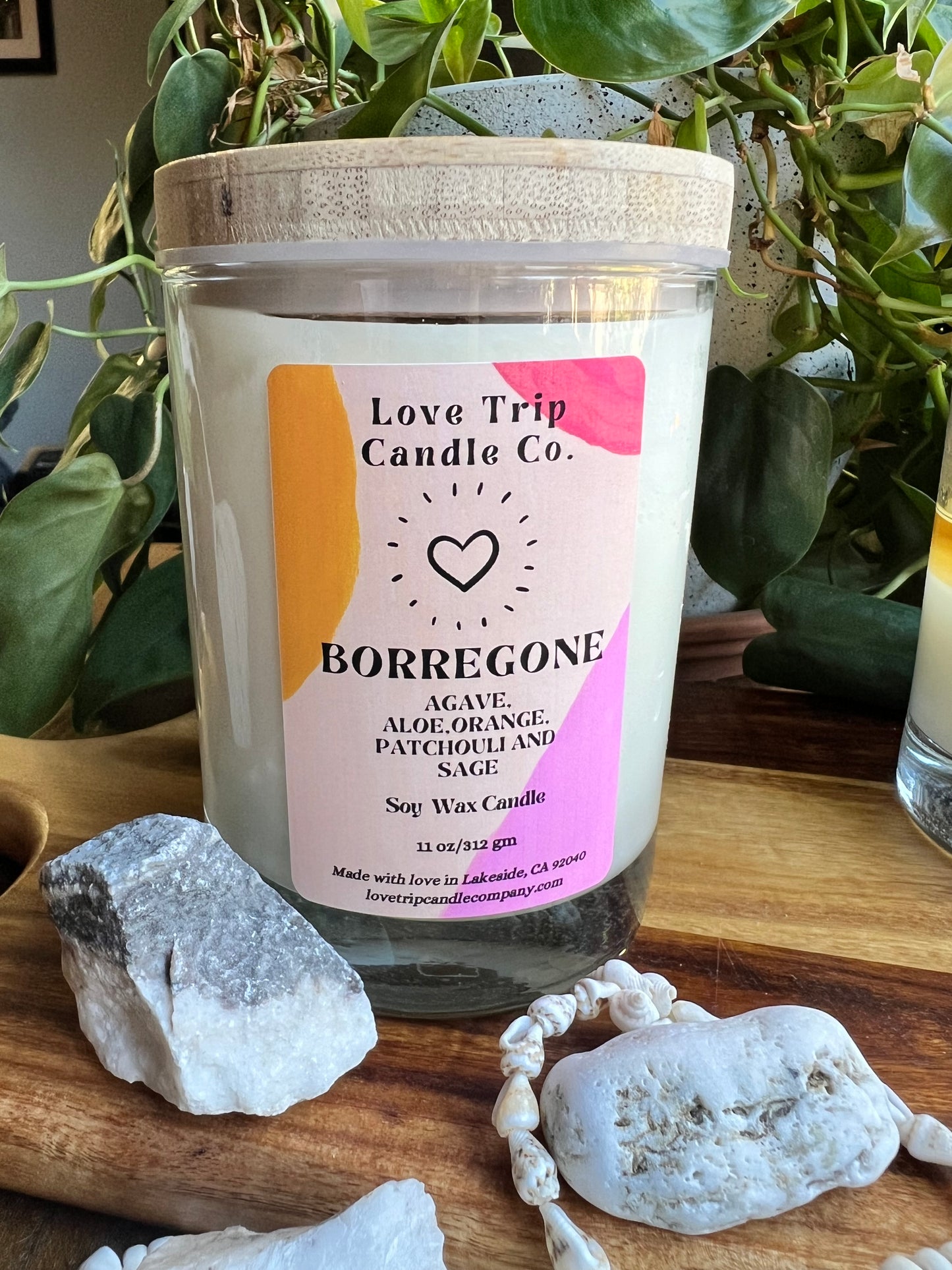 Borregone Soy Candle Agave/Orange/Patch